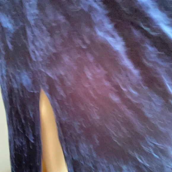 Crushed velvet!! 🪩 S M Vintage stretch bodycon maxi backless high neck … - Picture 5 of 10